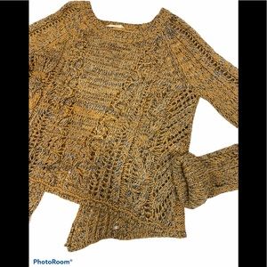 Illa Illa Open Back Sweater Sz M